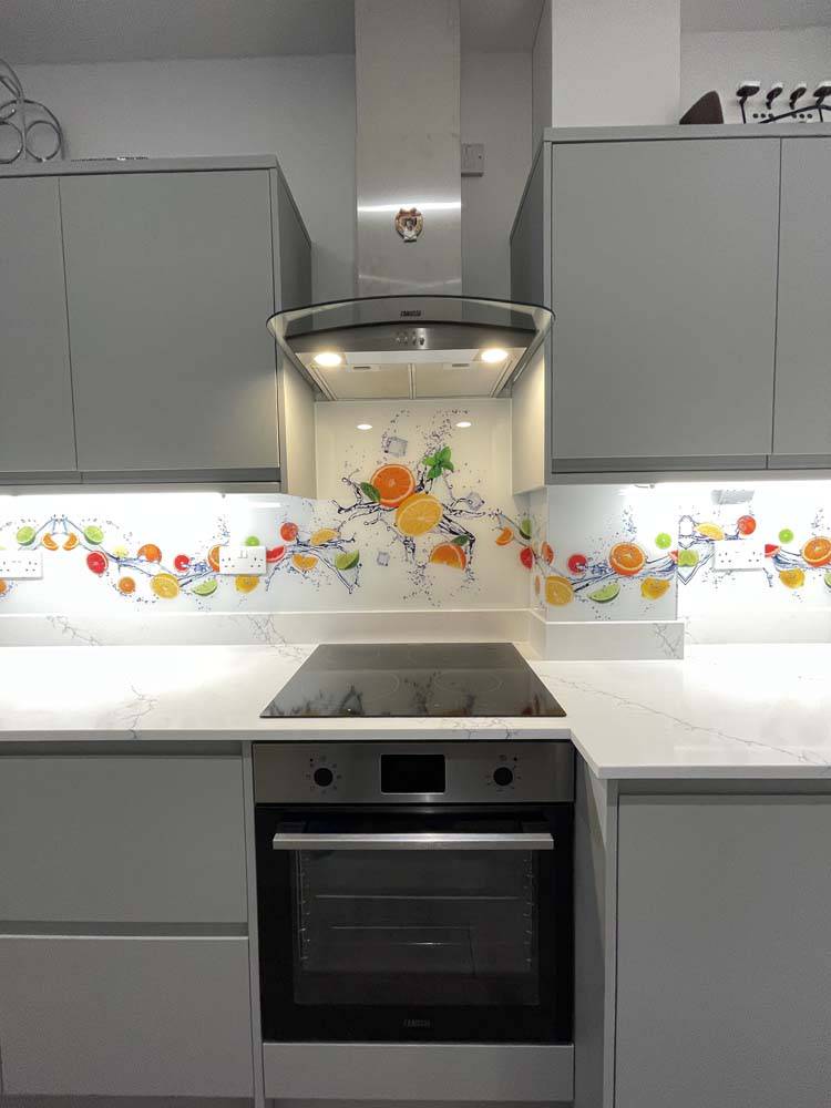 Printed Glass Splashback