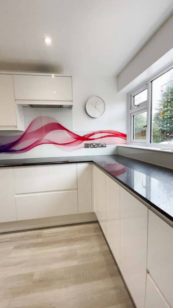 Printed Wave Splashbacks